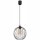 Suspension Noir Ø 24 cm Métal Fil Abat-jour E27 KARNA