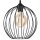 Suspension Noir Ø 24 cm Métal Fil Abat-jour E27 KARNA