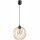 Suspension métal fil Ø 24 cm ajustable or rétro E27