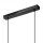 Lampe à suspendre 2 flammes E27 en noir or métal filaire