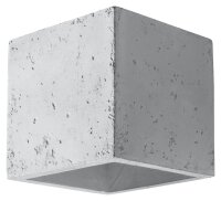 Applique Gris Béton anguleux petit Moderne...