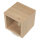 Lampe en bois BRUCCIA Up Down L:10cm carré G9