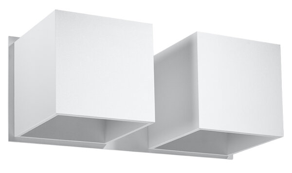 Applique blanche Up Down L:26cm 2x G9 Couloir Salon