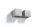Applique murale en aluminium Gris carrée Up Down 2x G9 BRUCCIA
