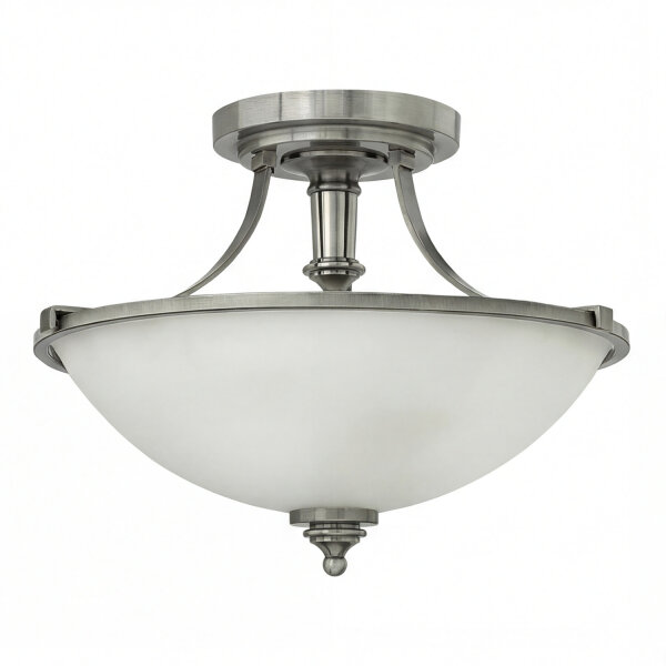 Plafonnier rond en verre Abat-jour Ø31cm 3x E27 LESLANE