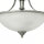 Plafonnier rond en verre Abat-jour Ø31cm 3x E27 LESLANE