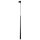 Suspension G9 noir métal L:8 cm accentué