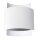 Applique intérieure Up Down métal blanc H : 23 cm G9