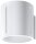 Applique Up Down métal blanc H : 10 cm petit G9 indirect