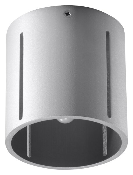Spot lampe métal petit Ø 10 cm Gris Moderne plat G9