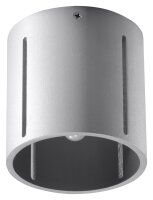 Spot lampe m&eacute;tal petit &Oslash; 10 cm Gris Moderne...