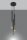 Lampe à suspendre Noir Or 3 flammes G9 Ø 20 cm Métal