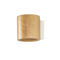 Petite lampe murale en bois Up Down G9 confortable...