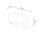 Applique murale céramique Up Down indirecte 32 cm Moderne G9