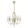 Lustre élégant en laiton avec cristal CANDELA