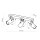 Spot de plafond métal noir or 3 flammes GU10 orientable