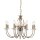 Lustre suspendu en laiton antique salon