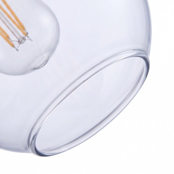 Suspension Ø 18 cm E27 verre sphère ajustable