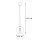 Suspension Ø 18 cm E27 verre sphère ajustable