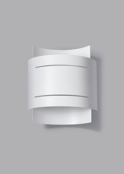 Applique murale Up Down Blanc 23 cm Métal Motif lumineux