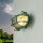 Lampe dextérieur mur laiton verre IP64 E27 Maritim vert antique