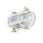 Applique dextérieur laiton verre cannelé Maritim blanc