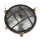 Lampe de bateau murale Ø 21 cm laiton verre E27 IP64 extérieur