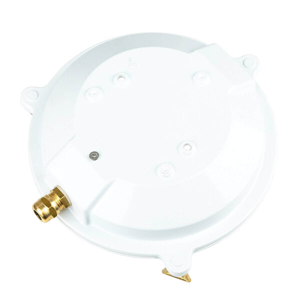Lampe dextérieur blanc laiton verre Ø 21 cm E27 IP64 SERIFOS