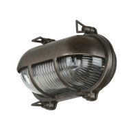 Lampe dextérieur mur laiton verre Maritim IP64 L :...