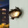 Lampe dextérieur mur laiton verre Maritim IP64 L : 21 cm E27