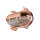 Lampe dextérieur laiton verre cannelé Maritim IP64 E27 cuivre
