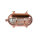 Lampe dextérieur laiton verre cannelé Maritim IP64 E27 cuivre