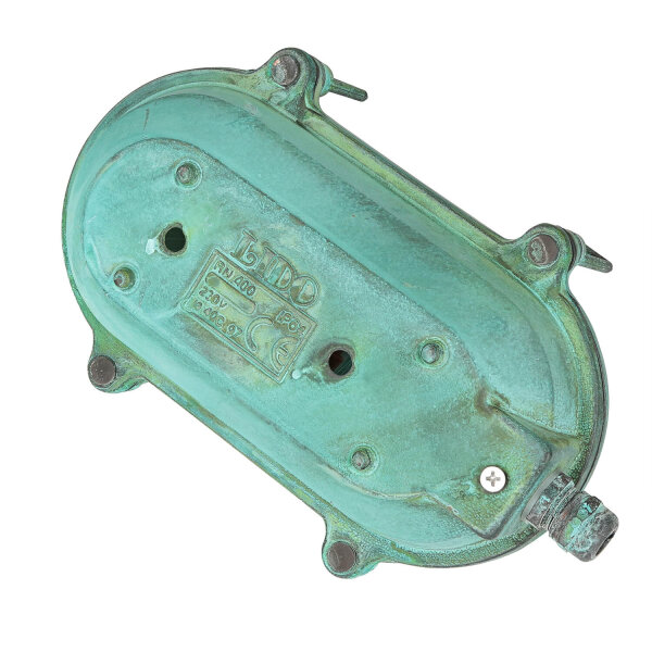 Lampe dextérieur Mur Maritim Vert Laiton Verre IP64