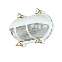 Lampe dext&eacute;rieur murale IP64 laiton verre...