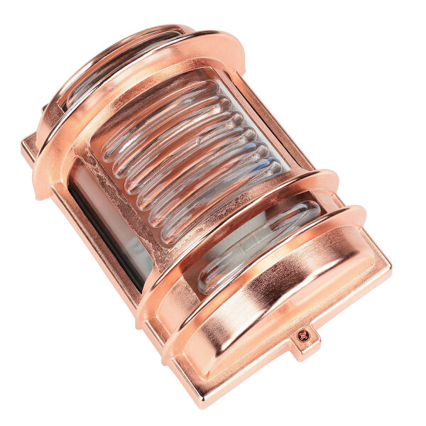 Lampe dextérieur murale E27 IP64 laiton verre en cuivre