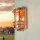 Lampe dextérieur murale E27 IP64 laiton verre en cuivre