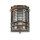 Applique extérieure laiton verre IP64 E27 cuivre antique