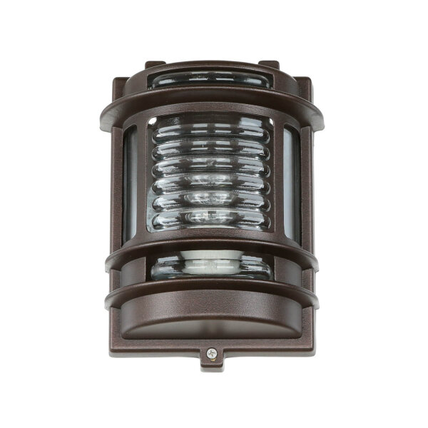 Lampe dextérieur murale IP64 laiton verre E27 H : 22 cm GRACIA
