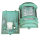 Lampe dextérieur mur IP64 laiton verre vert antique E27