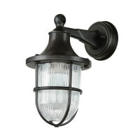 Lampe dextérieur IP64 E27 noir antique verre...