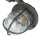 Lampe dextérieur IP64 E27 noir antique verre cannelé laiton