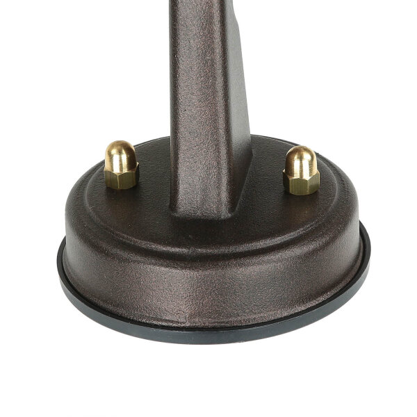 Lampe dextérieur murale IP64 E27 rouille marron antique laiton véritable Maritim