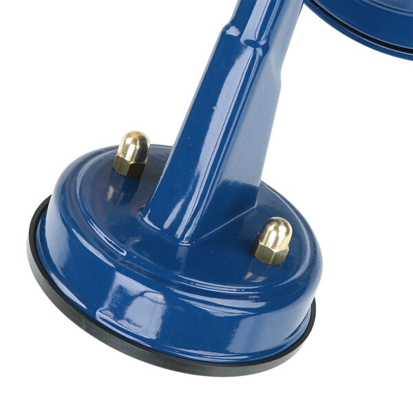 Lampe dextérieur murale IP64 E27 verre laiton bleu marine