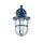 Lampe dextérieur murale IP64 E27 verre laiton bleu marine