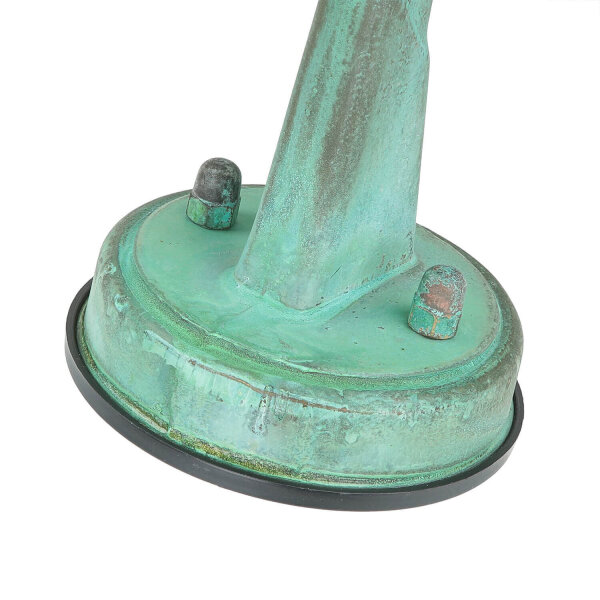Lampe dextérieur mur IP64 vert antique verre laiton véritable E27