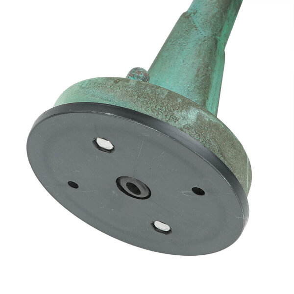 Lampe dextérieur mur IP64 vert antique verre laiton véritable E27