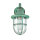 Lampe dextérieur mur IP64 vert antique verre laiton véritable E27