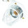 Applique extérieure Blanc IP64 Verre Laiton véritable E27