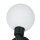 Lampe de salle de bain murale IP44 Noir Blanc G9 Interrupteur à tirette Abat-jour sphérique