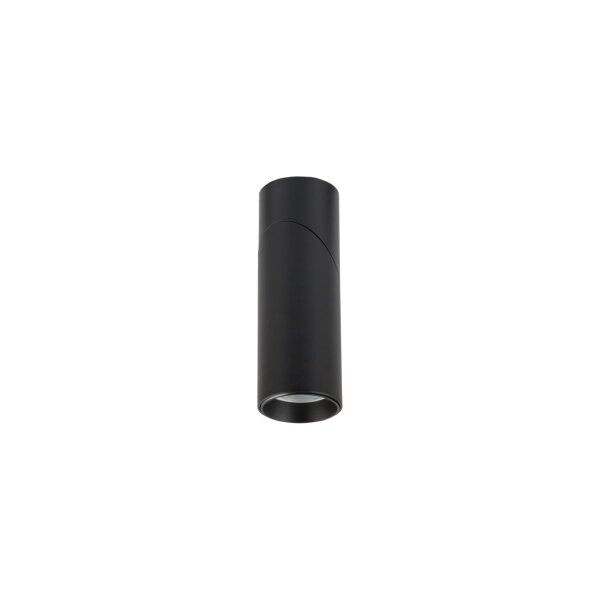 Spot réglable Ø 5,6 cm GU10 noir orientable mur plafond